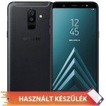 Használt mobiltelefon Samsung Galaxy A6+ (2018) SM-A605F 3/32GB fekete  DUAL SIM kártyafüggetlen 0001561